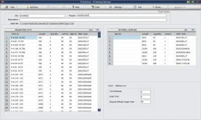 1DNest software user interface